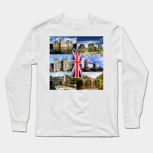 Great British History Collage Long Sleeve T-Shirt